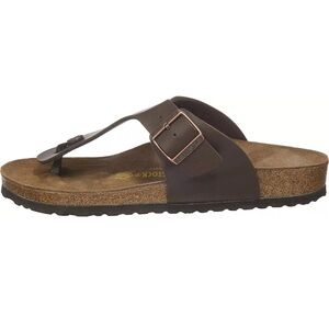 New in-Box Birkenstock Women's Ramses Birko Flor Sandal Dark Brown-Size 38